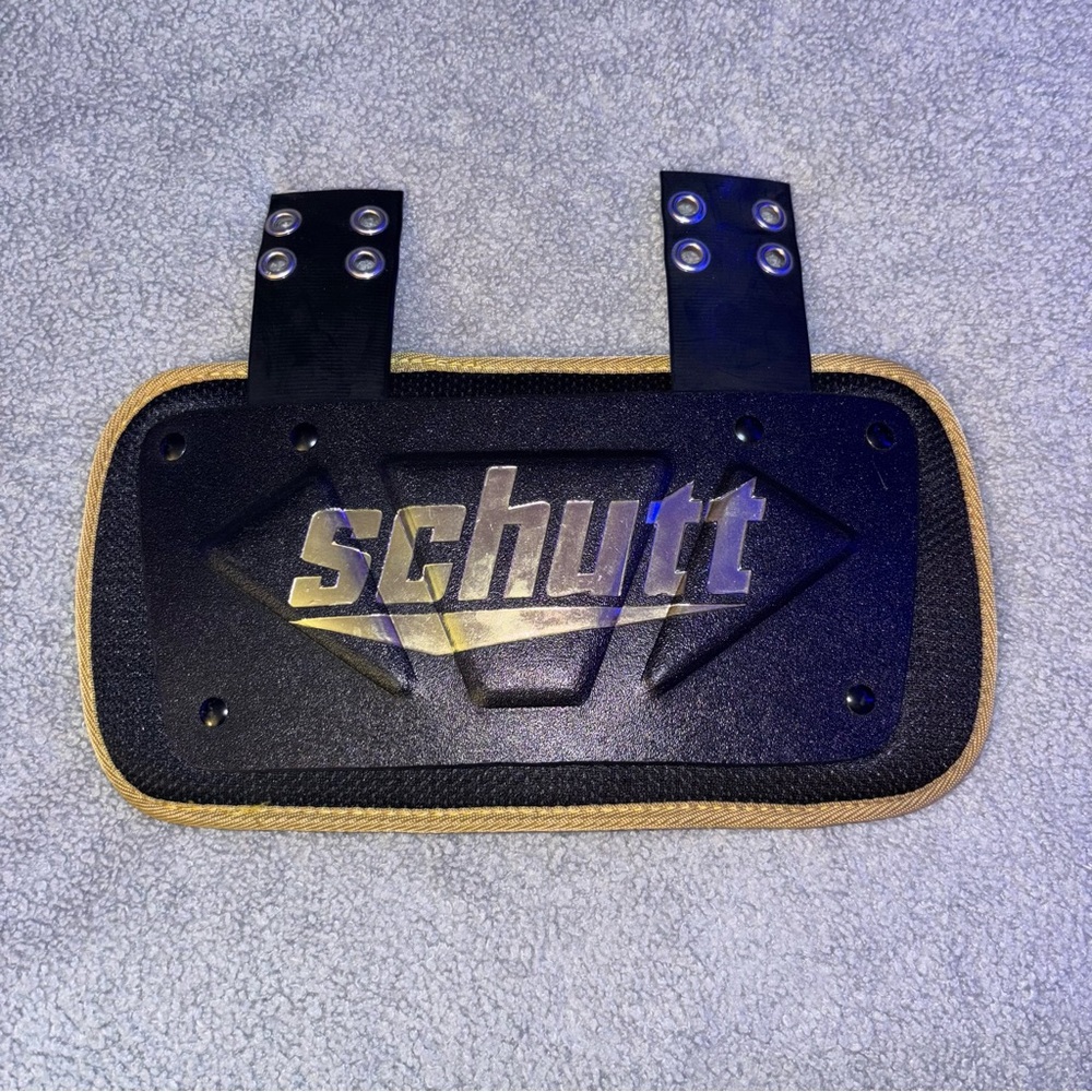 Schutt Black Football Back Plate
